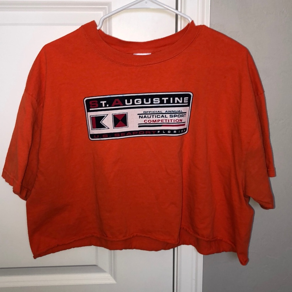 Thrifted Cropped Tee : Large